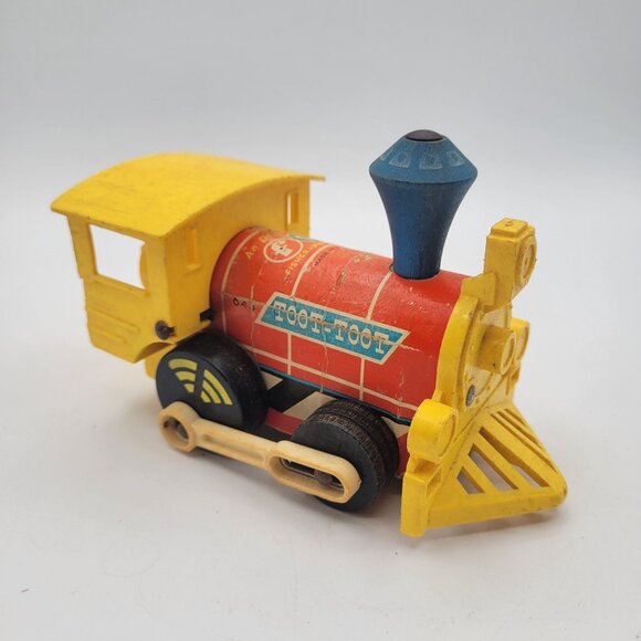 Fisher Price LOT Express Train 2581 & Toot Toot Wooden 643 Pull Toy Vintage - Picture 9 of 15